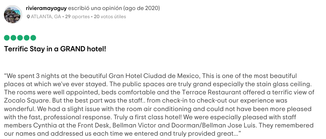 Review Gran Hotel